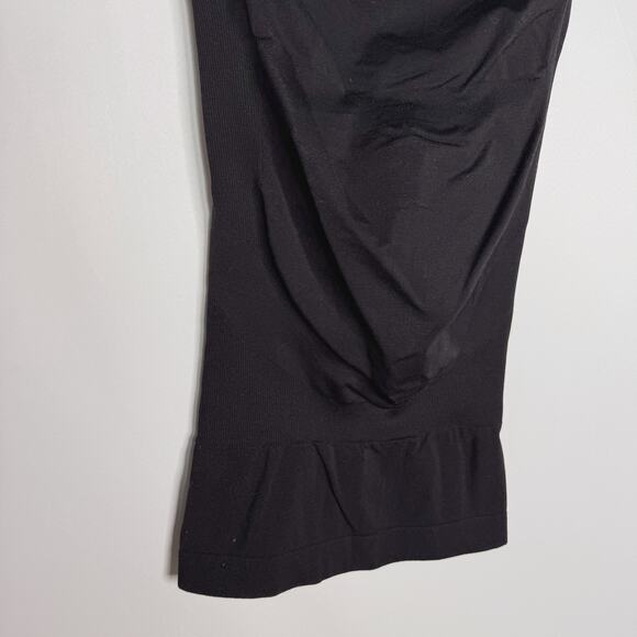 Blanqi Maternity Medium Black Belly Support Tank Top Seamless Scoop Neck Stretch - Picture 4 of 7